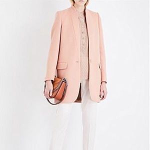 Stella McCartney Bryce Melton Coat Blush Color